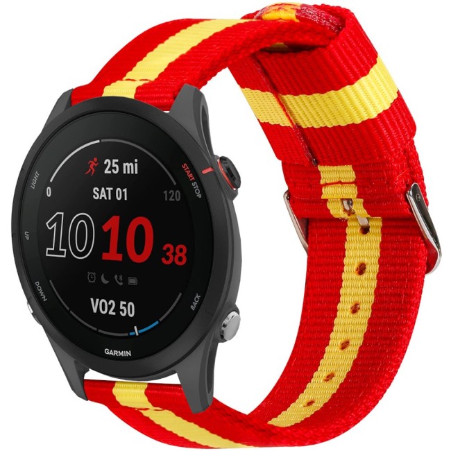 Estuyoya Correa nylon Garmin Forerunner 255 España rojigualda