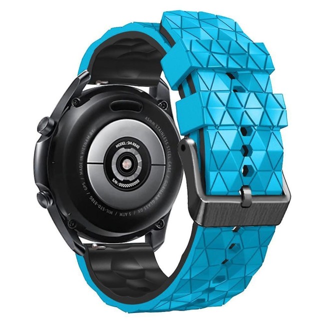 Estuyoya Correa silicona Geometric Garmin Venu 3 Azul,Negro