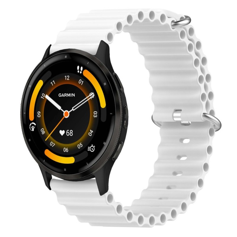 Estuyoya Correa silicona Ocean Garmin Venu 3 blanco