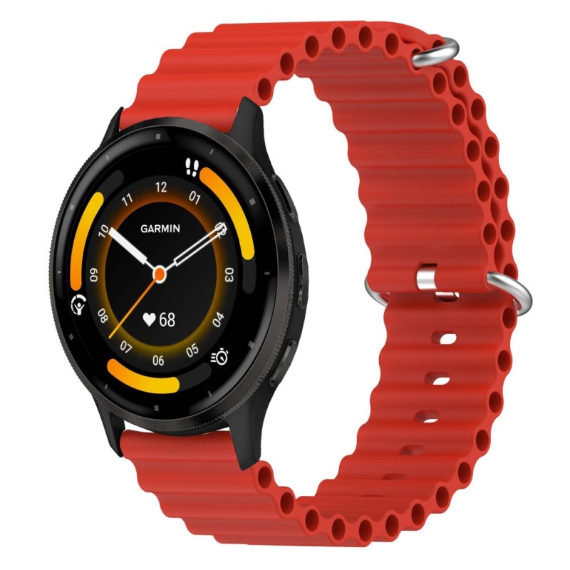 Estuyoya Correa silicona Ocean Garmin Venu 3 rojo