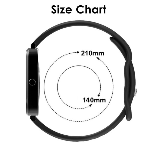 Estuyoya Correa silicona Doble Cierre Garmin Venu 3S Negro