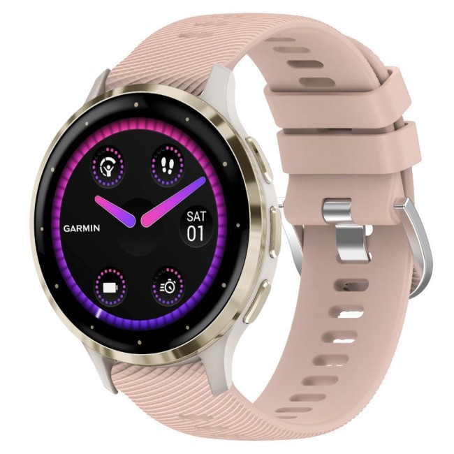 Estuyoya Correa silicona Hebilla Deportiva Garmin Venu 3S Rosa