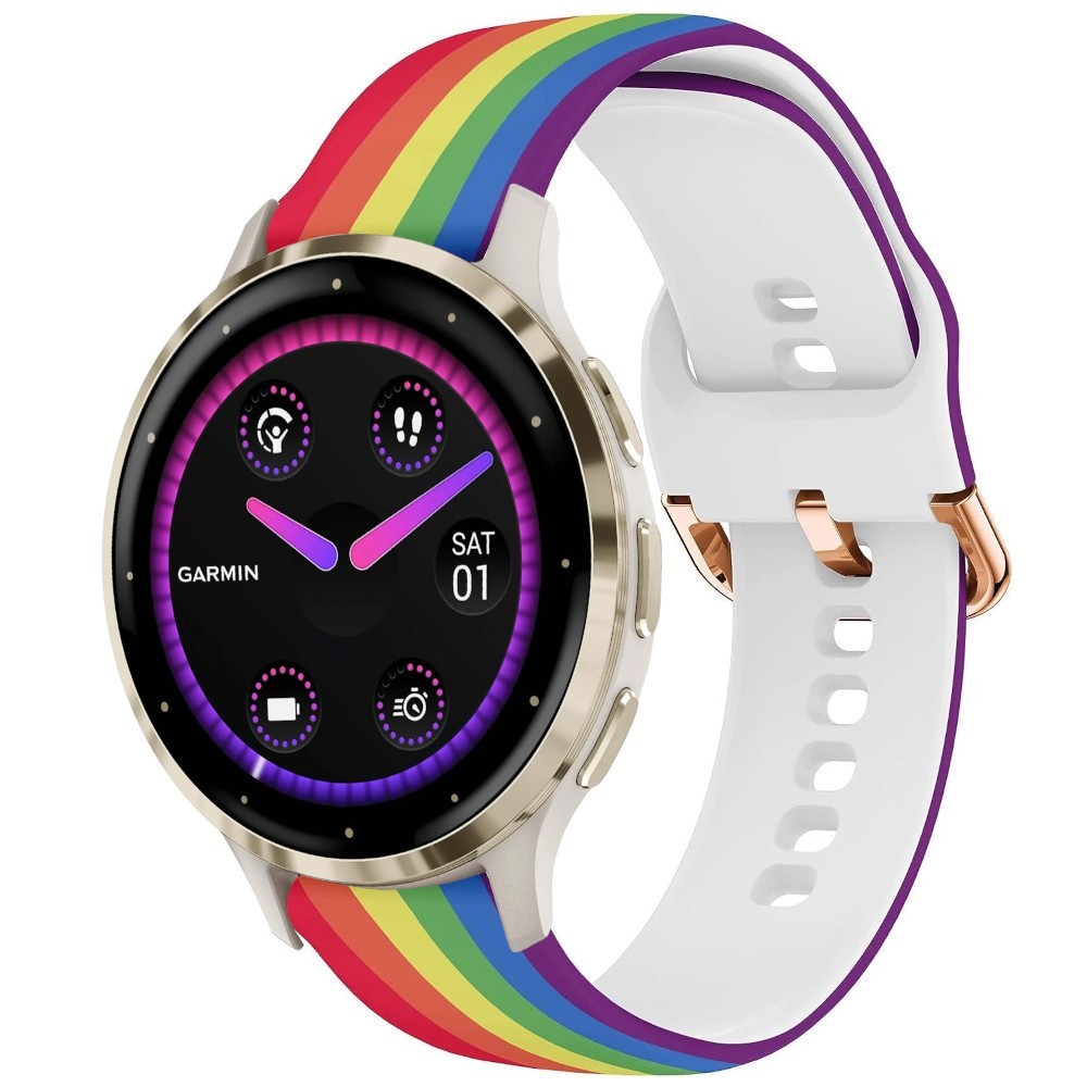 Estuyoya Correa silicona Rainbow Garmin Venu 3S