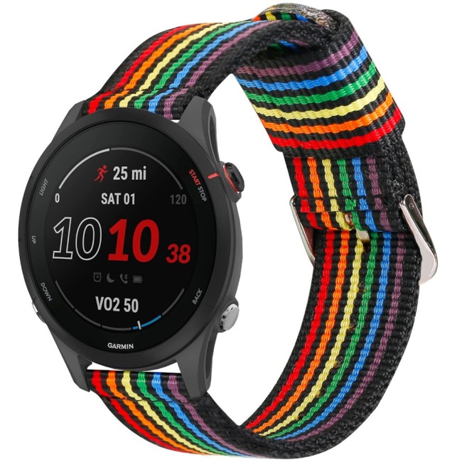 Estuyoya Correa nylon Garmin Forerunner 255 lgtbi black