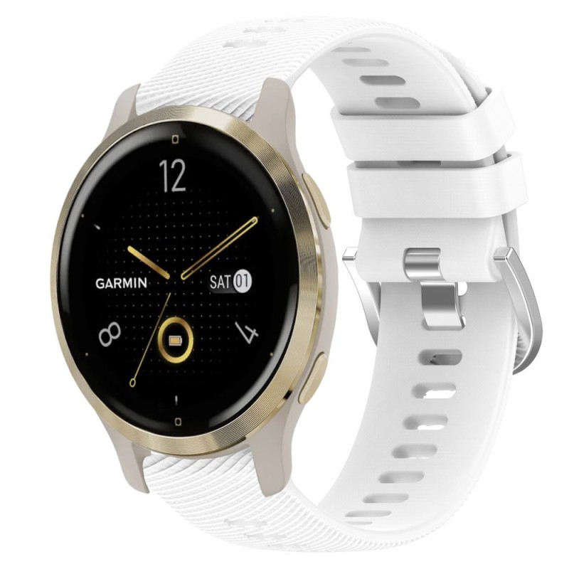 Estuyoya Correa silicona Hebilla Deportiva Garmin Venu 2S Blanco