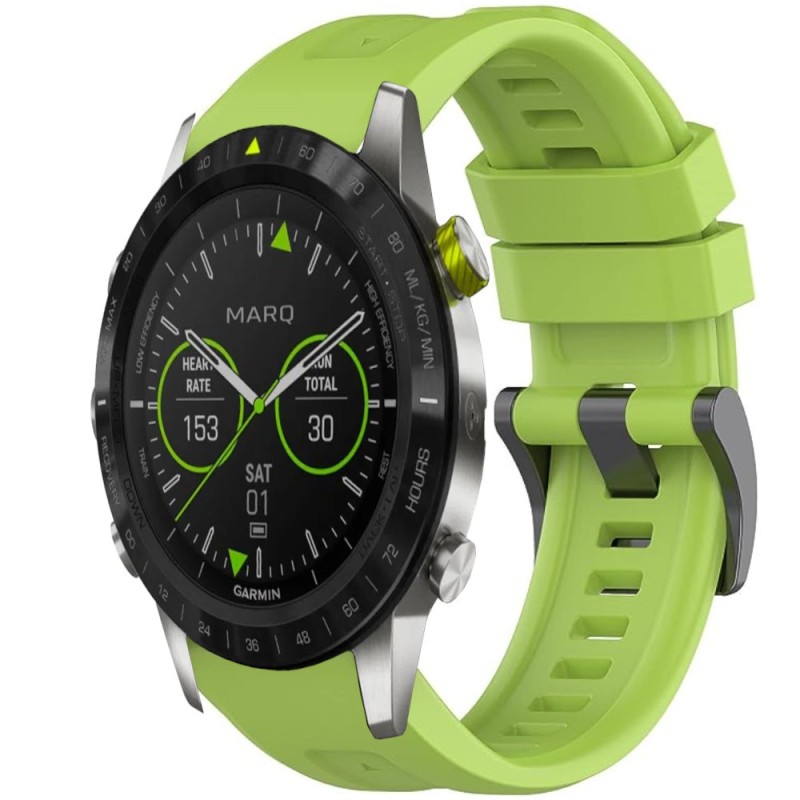 Estuyoya Correa silicona Básica Sport Garmin MARQ Gen 2 Verde Lima