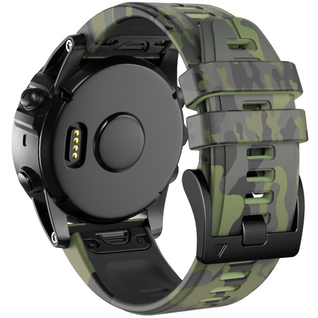 Estuyoya Correa silicona Camuflaje Garmin MARQ Gen 2 Verde