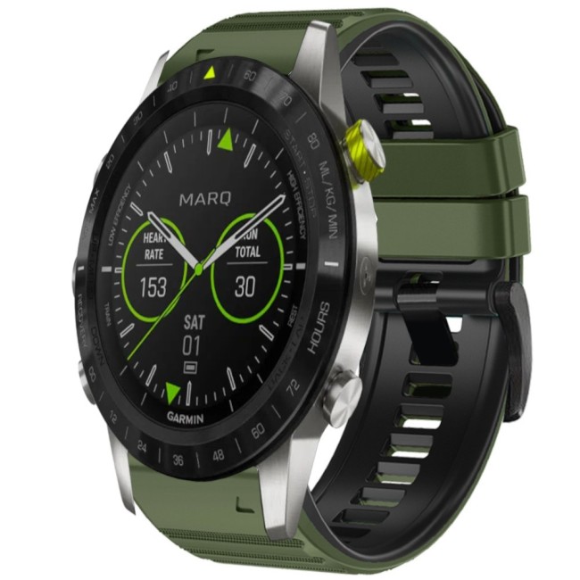 Estuyoya Correa silicona Deporte Garmin MARQ Gen 2 Verde Militar