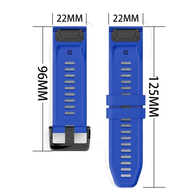 Estuyoya Correa Deportiva silicona Full Color Garmin MARQ Gen 2 Azul