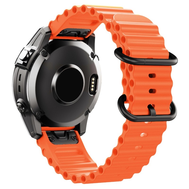 Estuyoya Correa silicona Ocean Garmin MARQ Gen 2 naranja