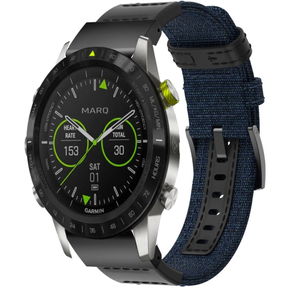 Estuyoya Correa nylon balistico Garmin MARQ Gen 2 azul