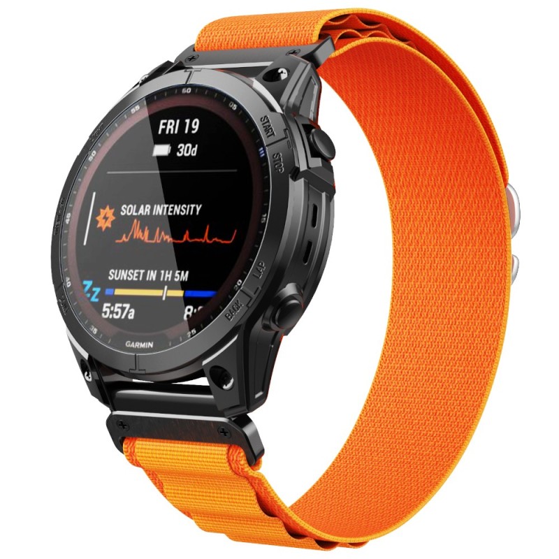 Estuyoya Correa nylon Loop Alpine Garmin MARQ Gen 2 naranja