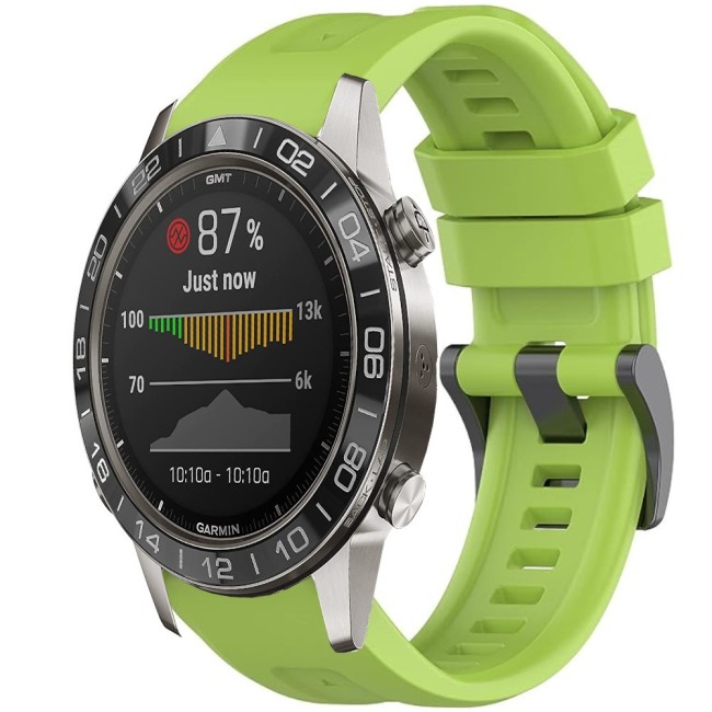 Estuyoya Correa silicona Básica Sport Garmin MARQ Verde Lima