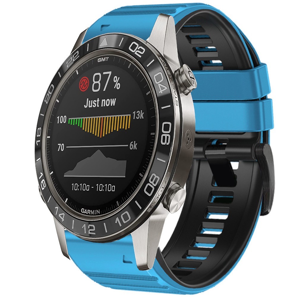 Estuyoya Correa silicona Deporte Garmin MARQ Azul