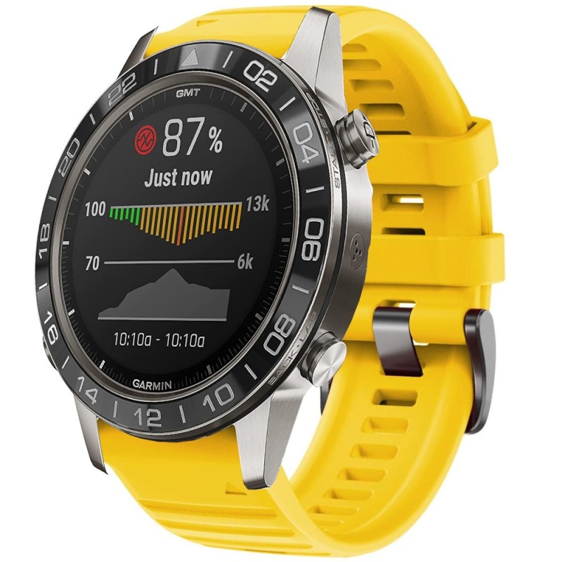 Estuyoya Correa Deportiva silicona Full Color Garmin MARQ Amarillo