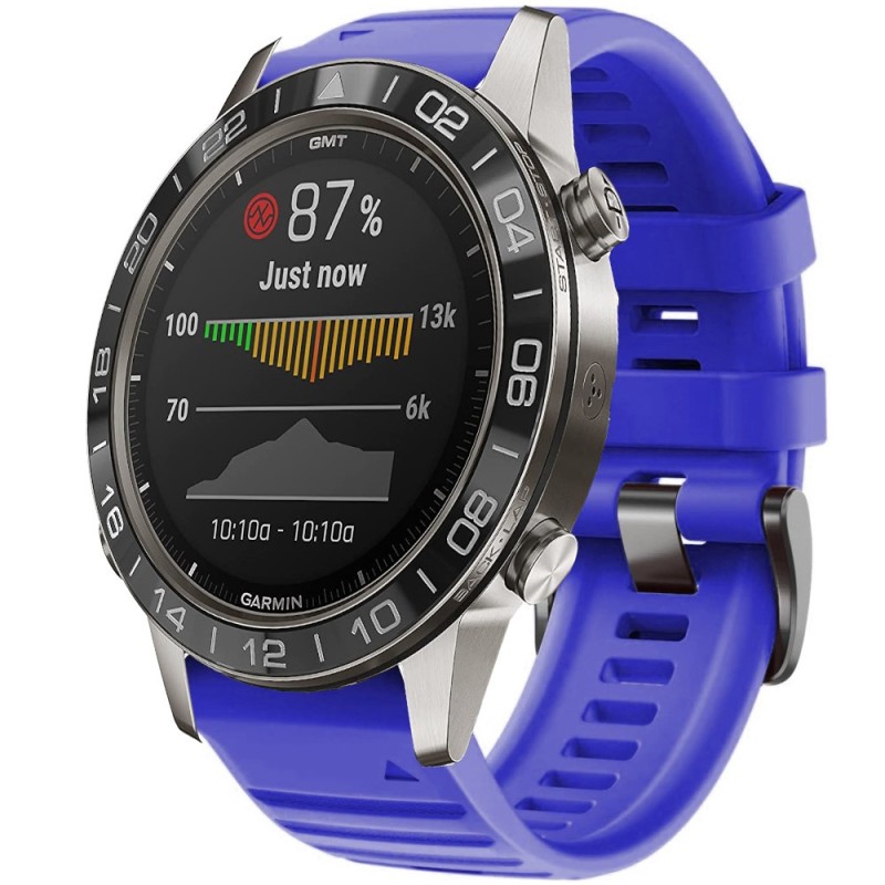 Estuyoya Correa Deportiva silicona Full Color Garmin MARQ Azul