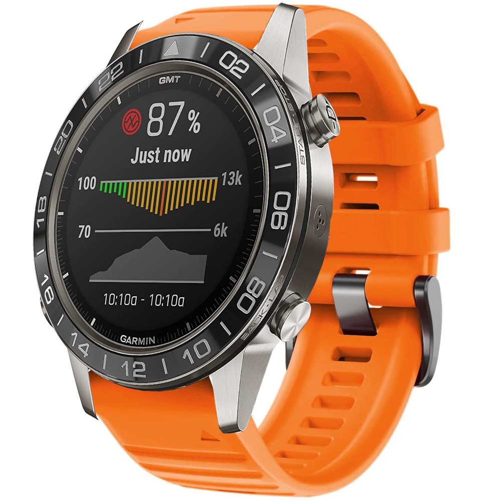 Estuyoya Correa Deportiva silicona Full Color Garmin MARQ Naranja