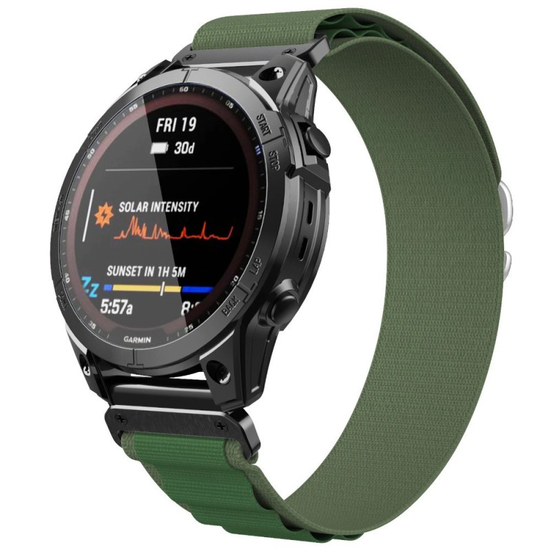 Estuyoya Correa nylon Loop Alpine Garmin MARQ verde