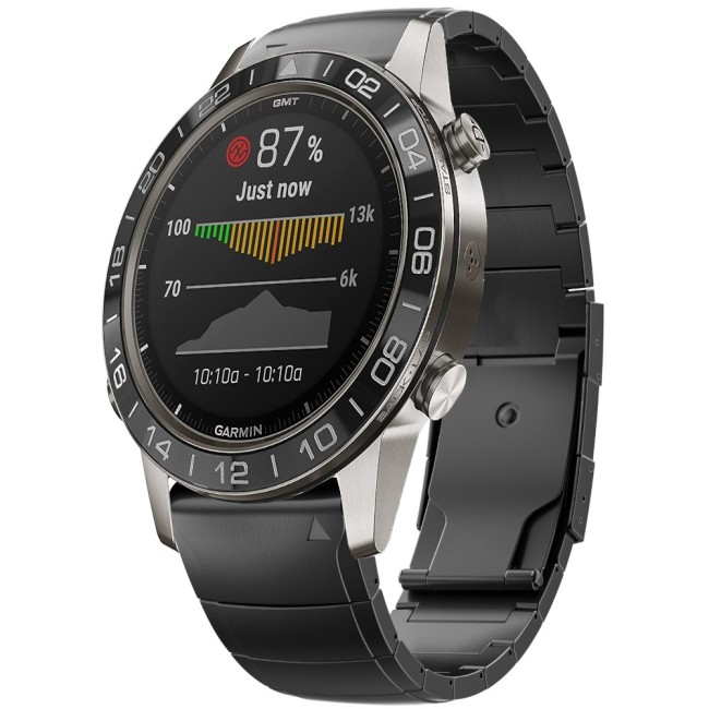 Estuyoya Correa Acero Luxury Garmin MARQ Negro