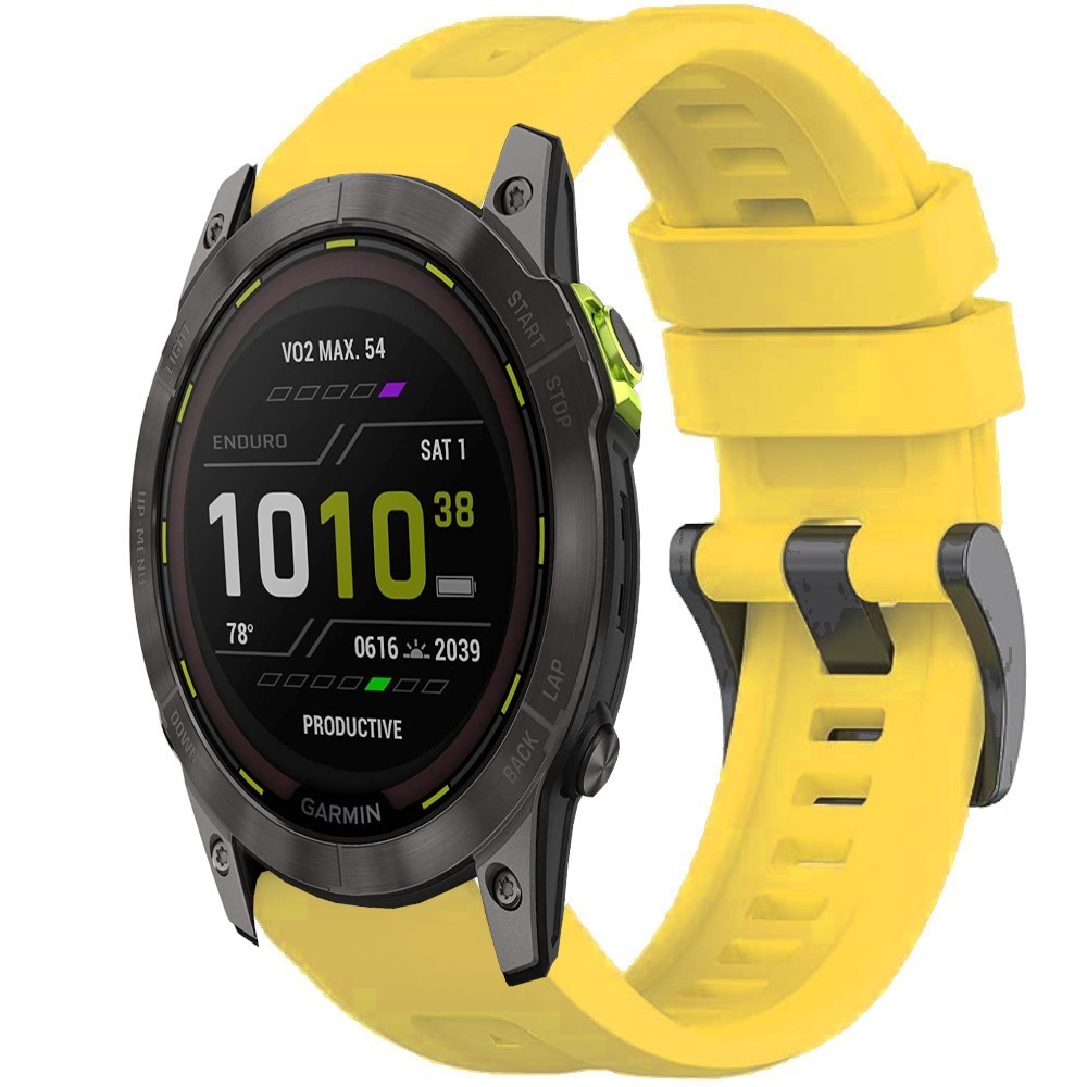 Estuyoya Correa silicona Básica Sport Garmin Enduro Gen 2 Amarillo