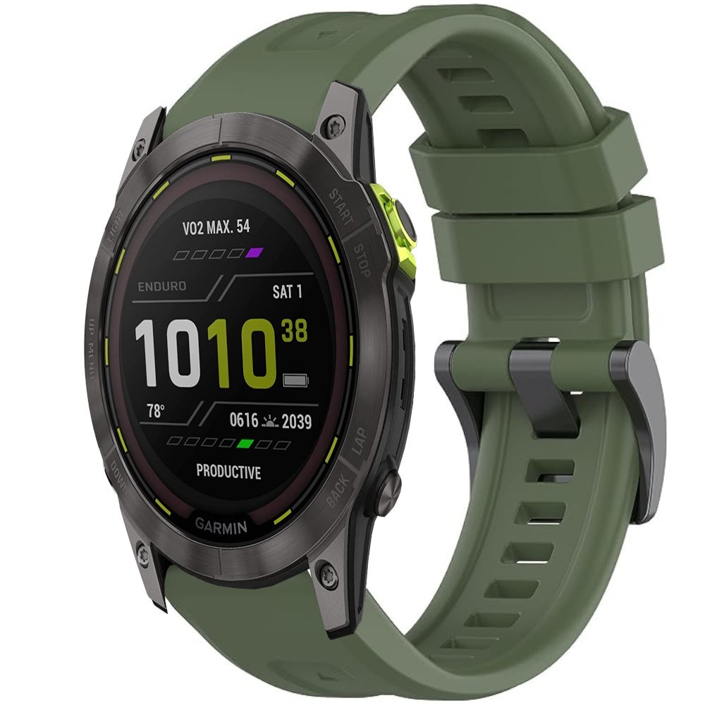 Estuyoya Correa silicona Básica Sport Garmin Enduro Gen 2 Verde Militar