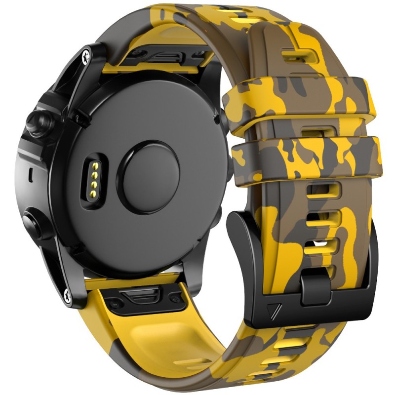 Estuyoya Correa silicona Camuflaje Garmin Enduro Gen 2 Amarillo