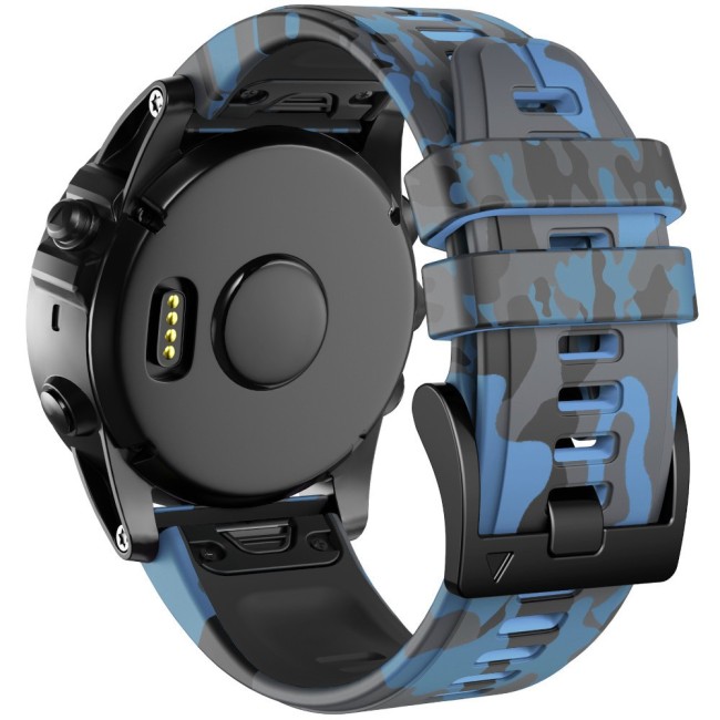 Estuyoya Correa silicona Camuflaje Garmin Enduro Gen 2 Azul