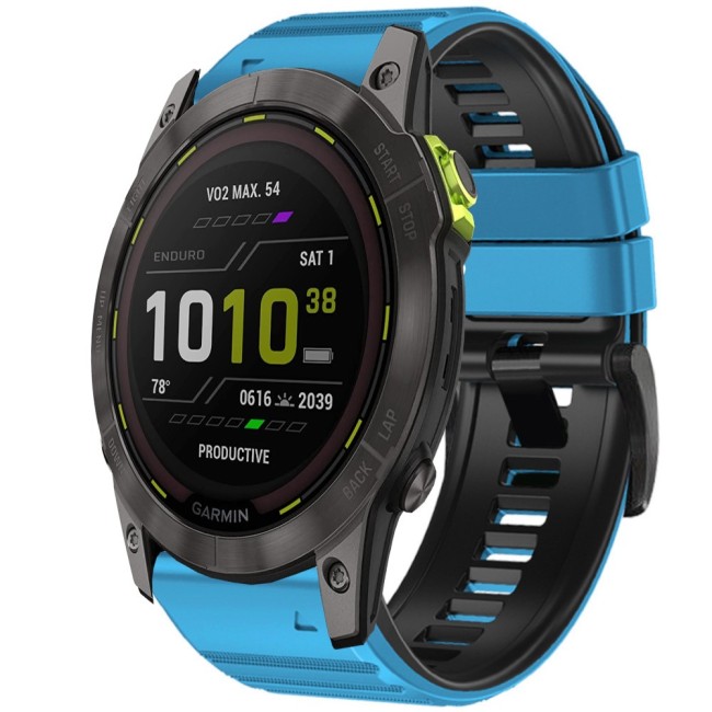 Estuyoya Correa silicona Deporte Garmin Enduro Gen 2 Azul