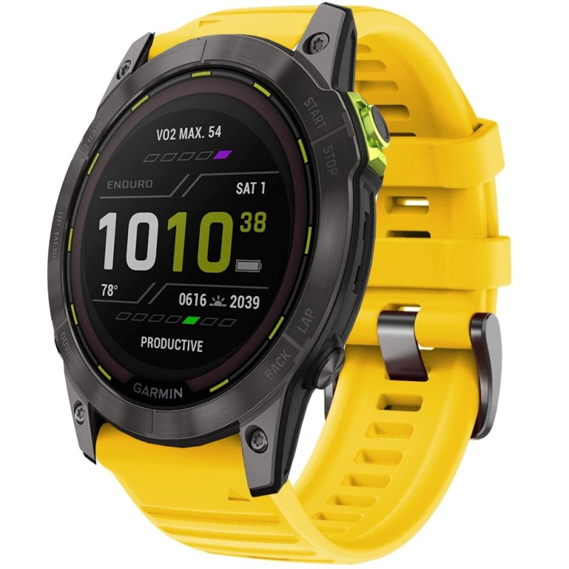 Estuyoya Correa Deportiva silicona Full Color Garmin Enduro Gen 2 Amarillo