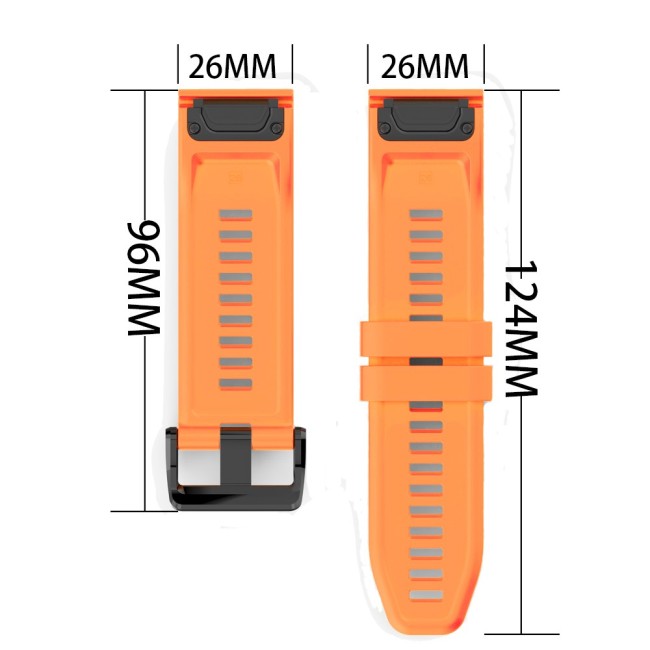 Estuyoya Correa Deportiva silicona Full Color Garmin Enduro Gen 2 Naranja