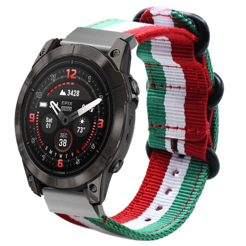 Estuyoya Correa nylon Garmin Epix Pro Gen 2 - 51mm Italia