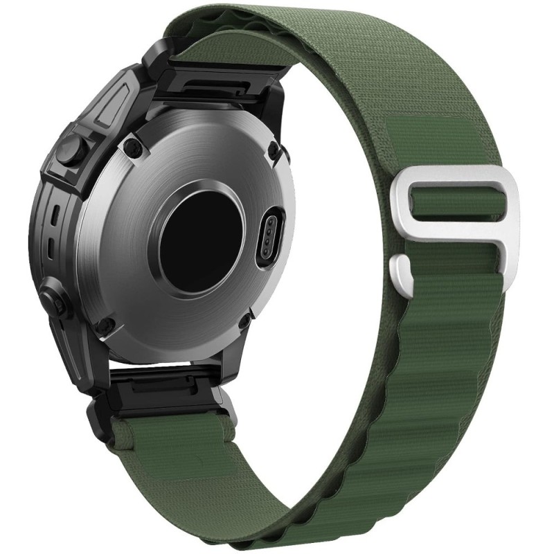 Estuyoya Correa nylon Loop Alpine Garmin Epix Pro Gen 2 - 51mm verde