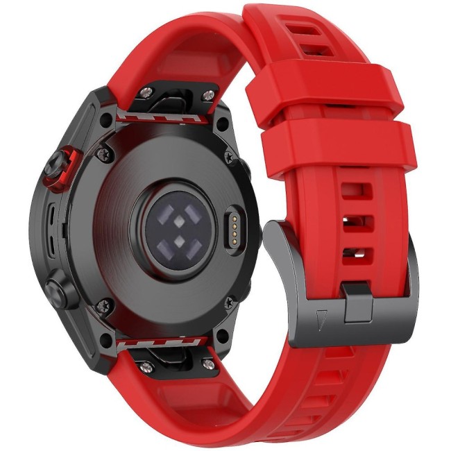 Estuyoya Correa Silicona Básica Sport Garmin Epix Pro Gen 2 - 42mm Rojo