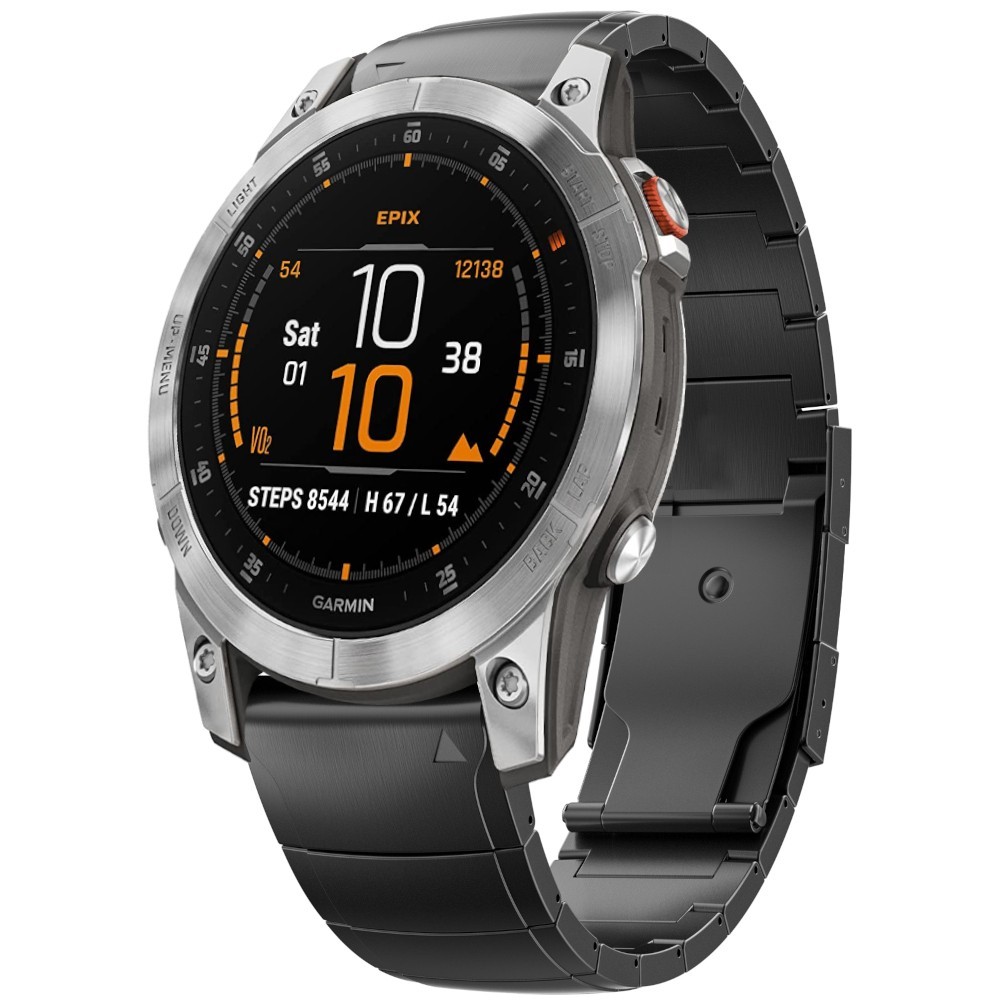 Estuyoya Correa Acero Luxury Garmin Epix Gen 2 Negro