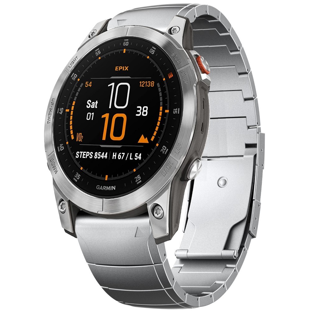 Estuyoya Correa Acero Luxury Garmin Epix Gen 2 Plata