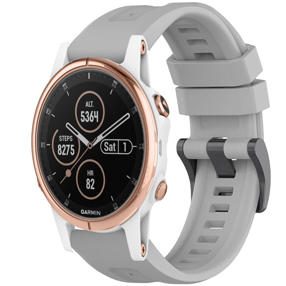 Estuyoya Correa Silicona Básica Sport Garmin Fenix 5S Gris