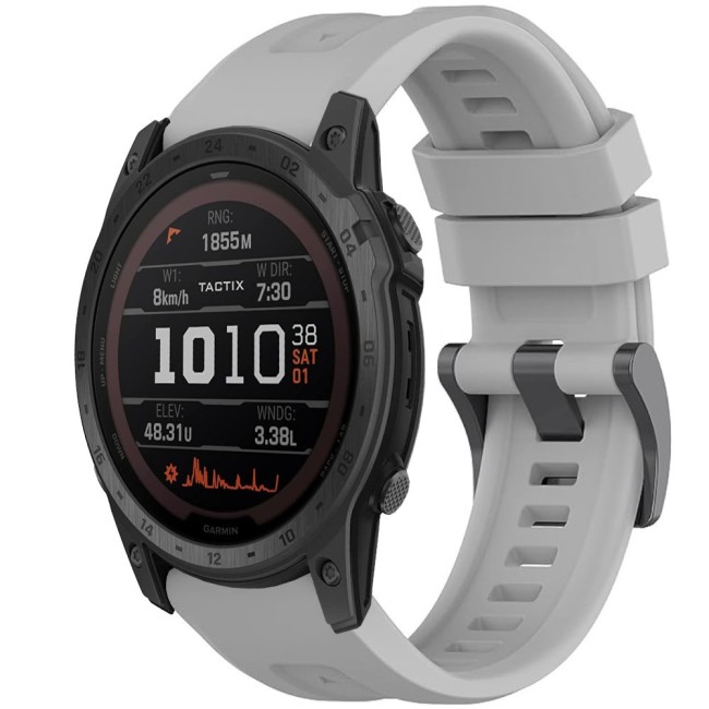 Estuyoya Correa silicona Básica Sport Garmin Tactix 7 Gris