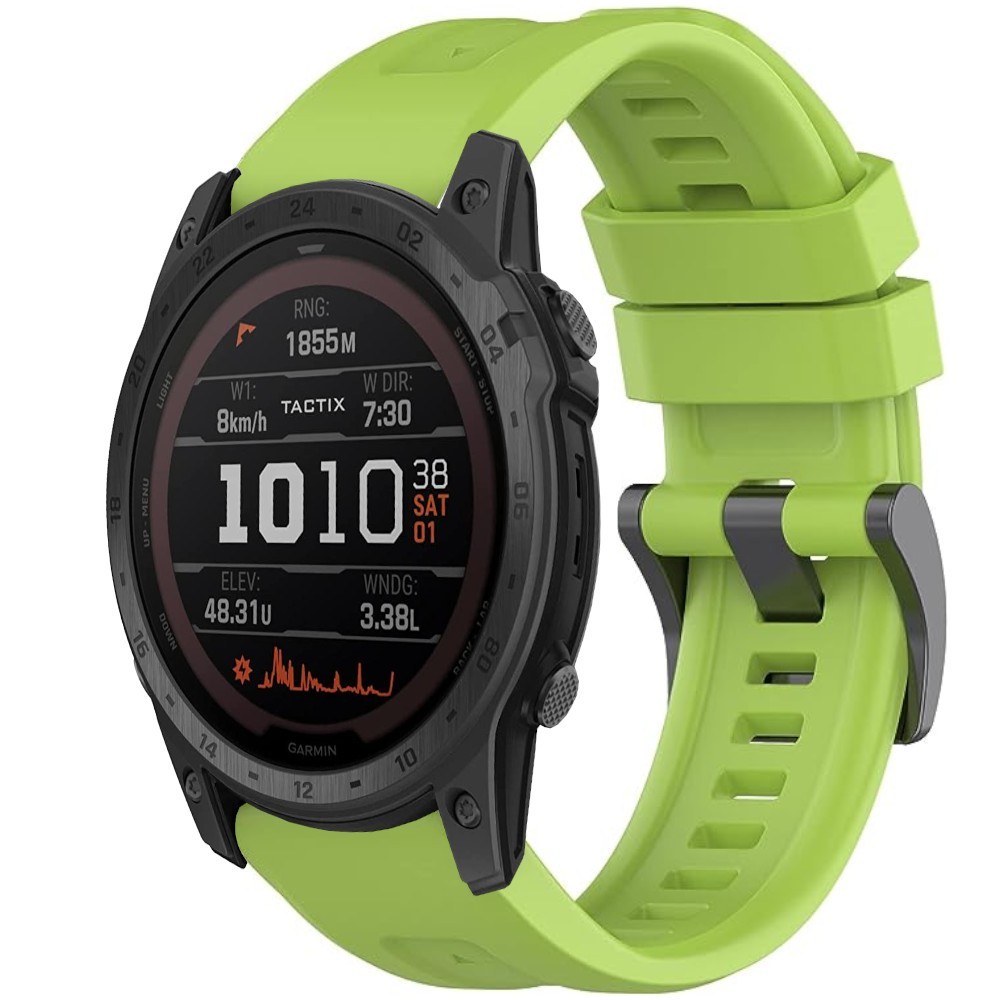 Estuyoya Correa silicona Básica Sport Garmin Tactix 7 Verde Lima