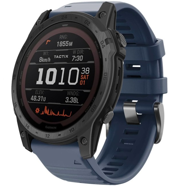 Estuyoya Correa Deportiva silicona Full Color Garmin Tactix 7 Azul Oscuro