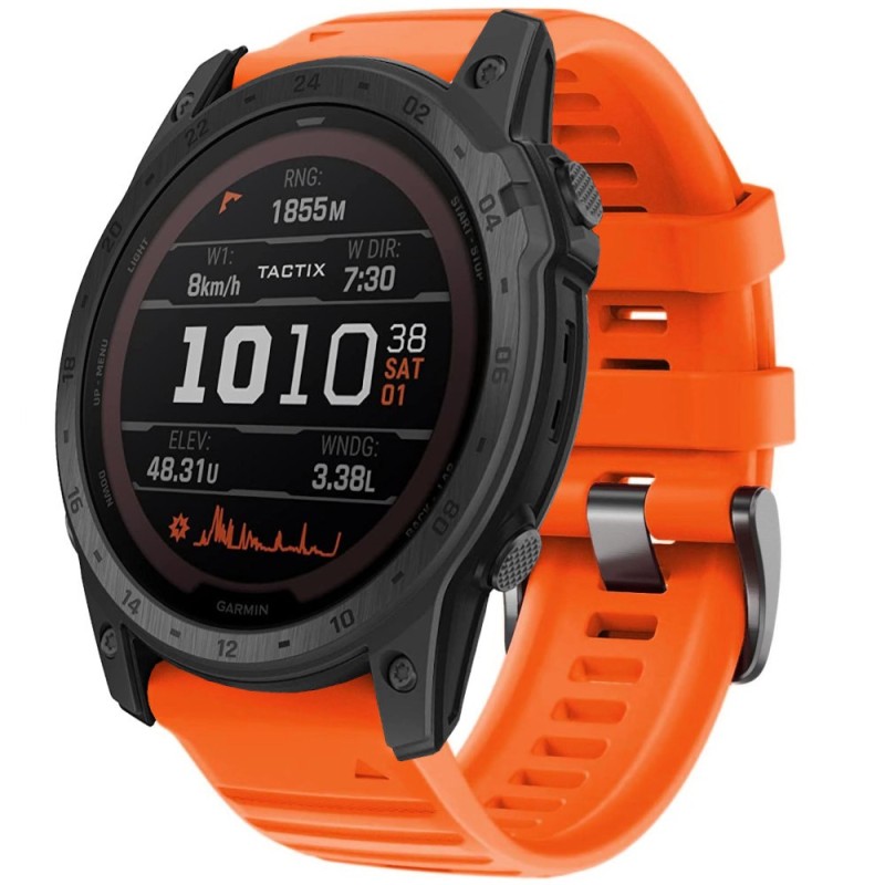 Estuyoya Correa Deportiva silicona Full Color Garmin Tactix 7 Naranja