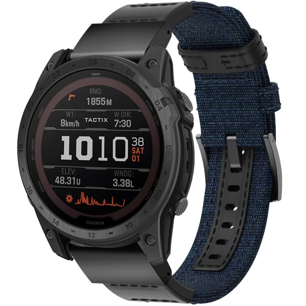 Estuyoya Correa nylon balistico Garmin Tactix 7 azul