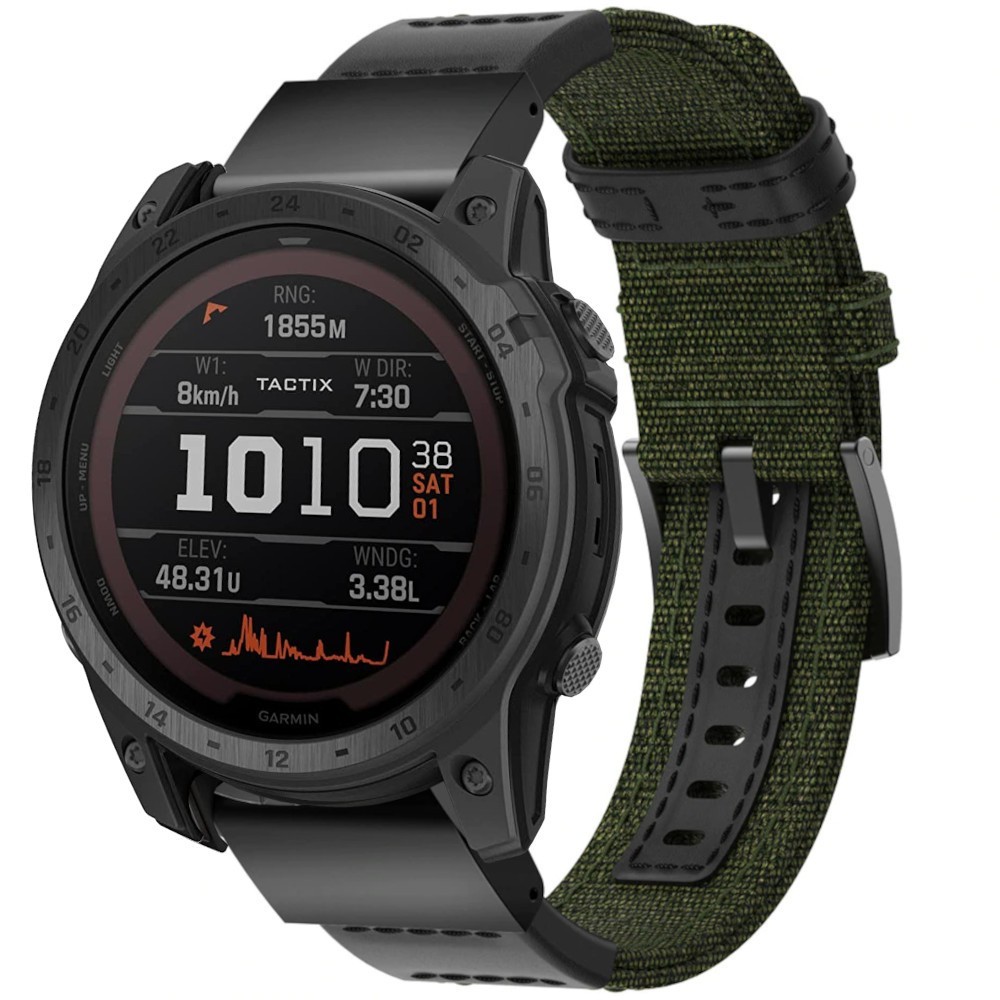 Estuyoya Correa nylon balistico Garmin Tactix 7 verde