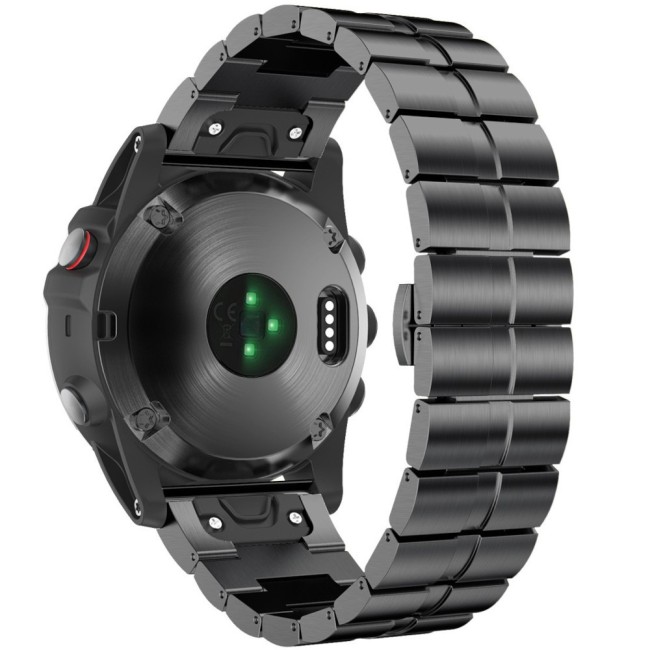 Estuyoya Correa Acero Inoxidable Garmin Tactix 7 Negro