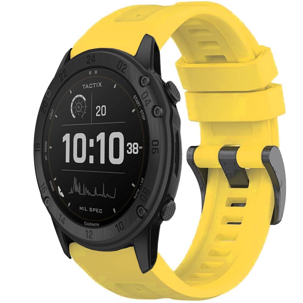 Estuyoya Correa silicona Básica Sport Garmin Tactix Amarillo