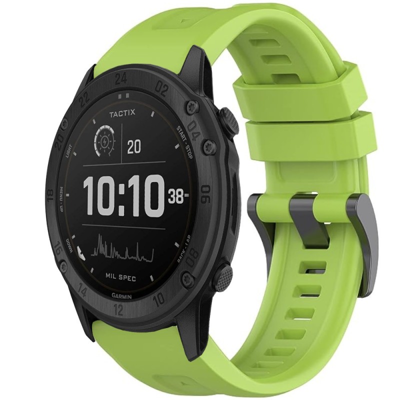 Estuyoya Correa silicona Básica Sport Garmin Tactix Verde Lima