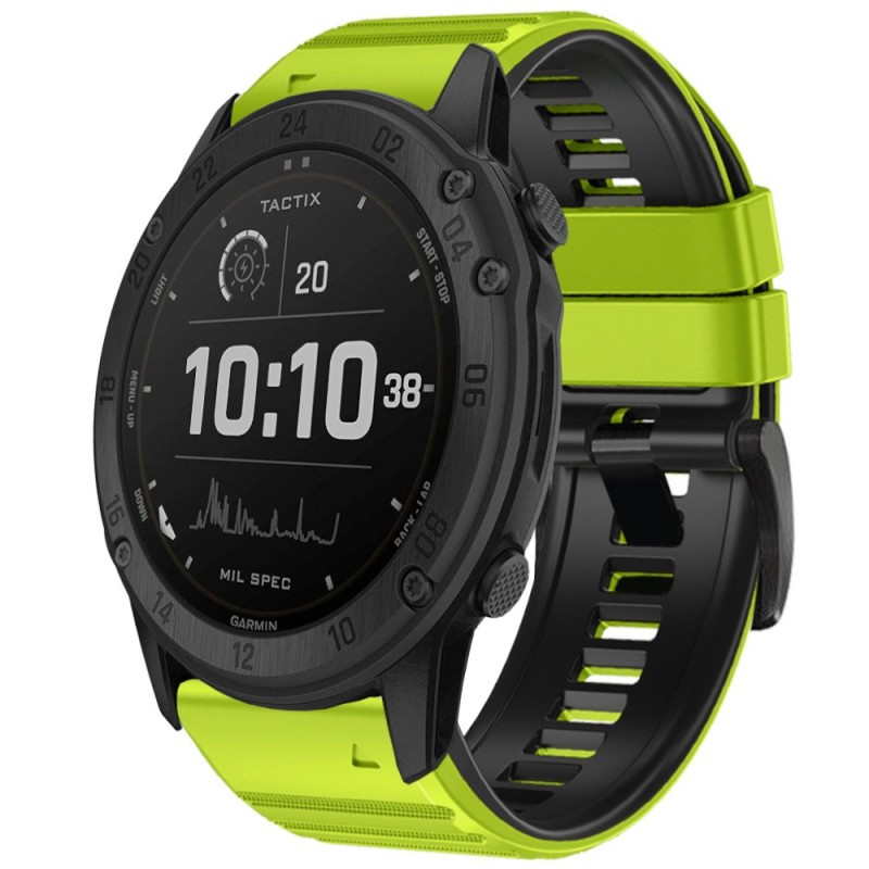 Estuyoya Correa silicona Deporte Garmin Tactix Verde Lima