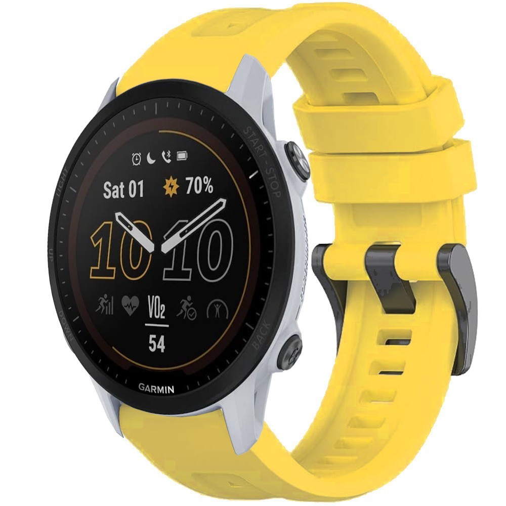 Estuyoya Correa silicona Básica Sport Garmin Forerunner 955 Amarillo