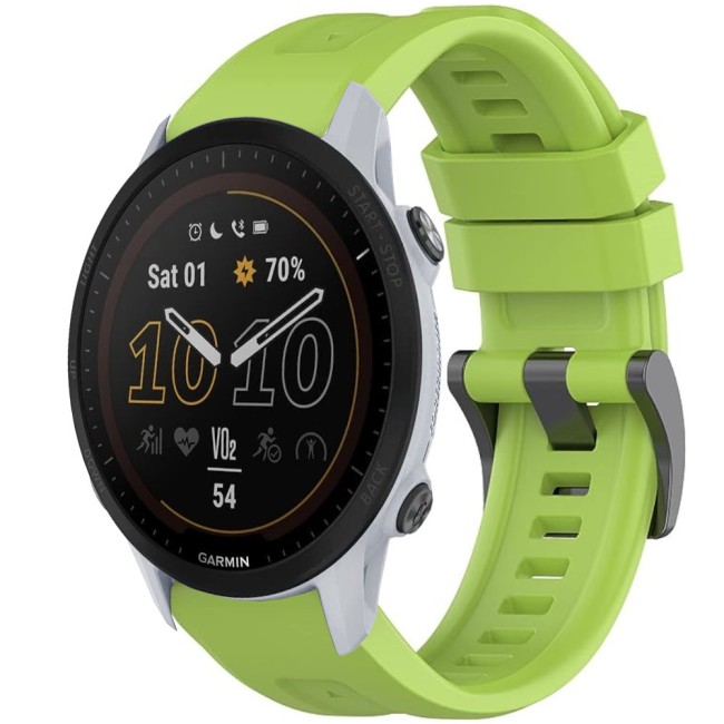 Estuyoya Correa silicona Básica Sport Garmin Forerunner 955 Verde Lima