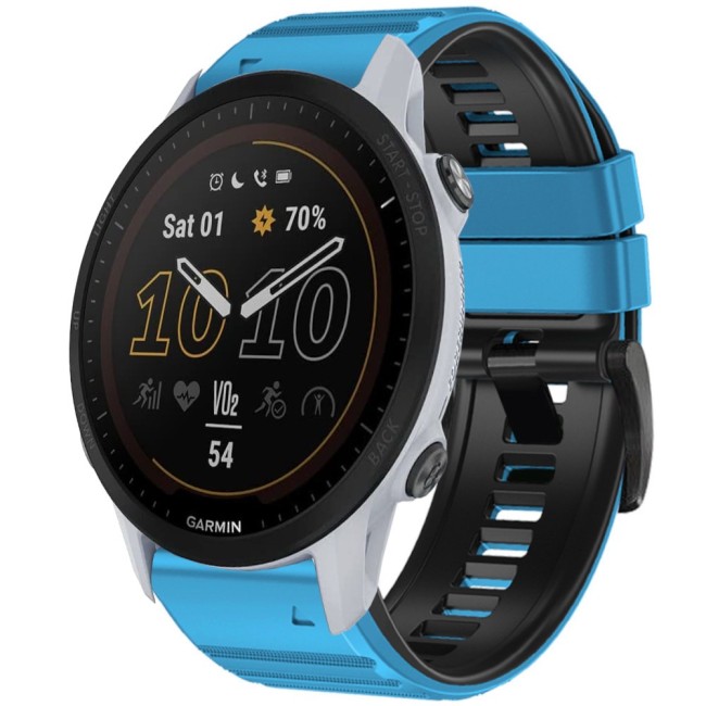 Estuyoya Correa silicona Deporte Garmin Forerunner 955 Azul