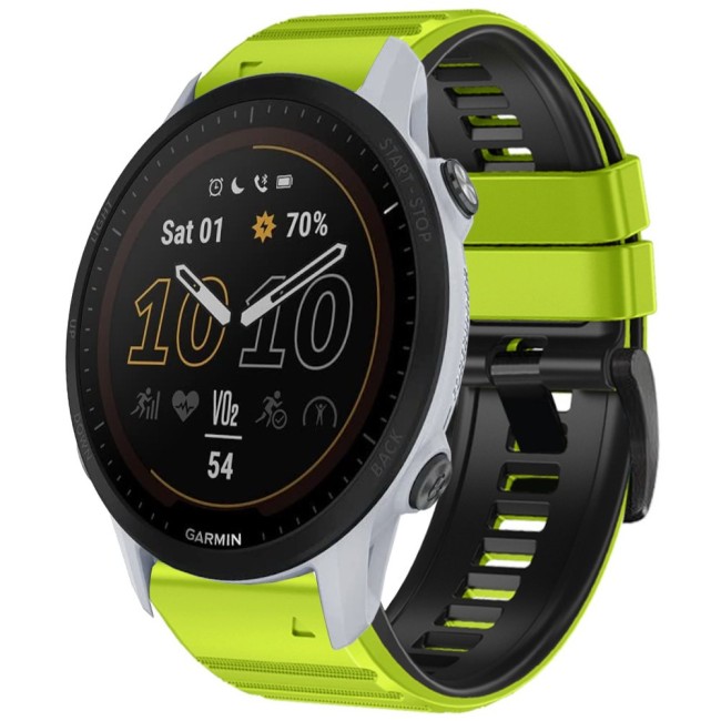 Estuyoya Correa silicona Deporte Garmin Forerunner 955 Verde Lima